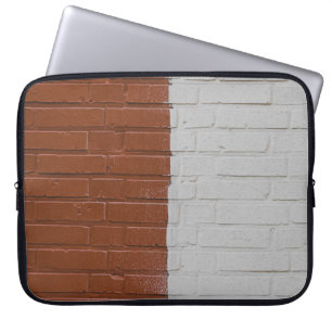 Brown and white concrete wall laptop sleeve