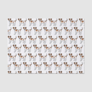 Brown And White Danish-Swedish Farmdog Cute Dogs Tissue Paper
