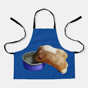 Brown And White Guinea Pigs, Kids Full Print Apron