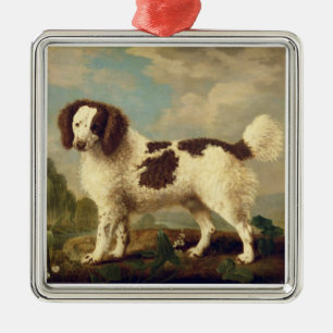 Brown and White Norfolk or Water Spaniel, 1778 (oi Metal Tree Decoration