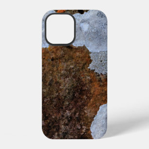 Brown and white stone fragment iPhone 12 case