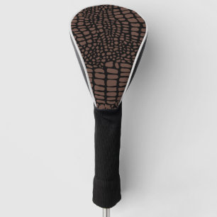 Brown animal golf stick shell head cover