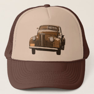 Brown antique Truck 2 Trucker Hat