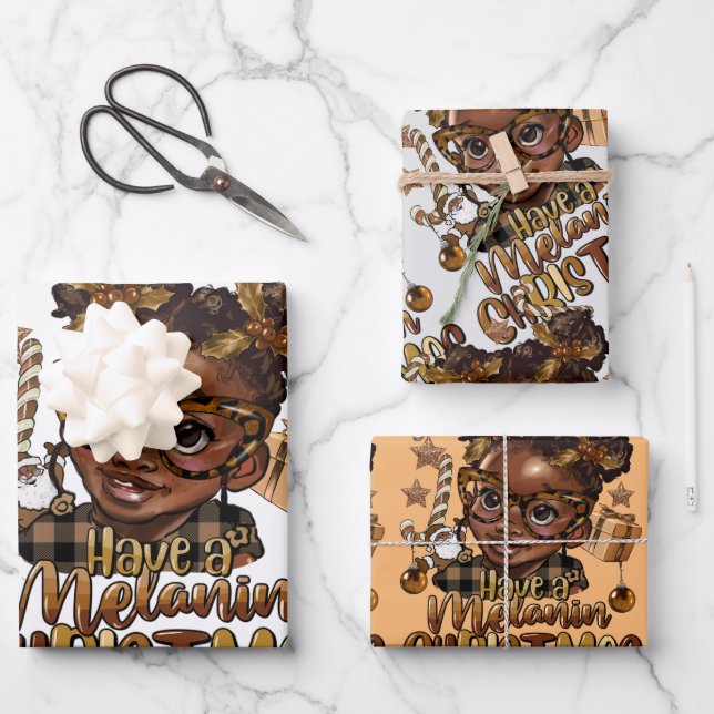 brown baby wrapping paper  (Front)