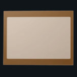 Brown Background Colour You Can Customise Notepad<br><div class="desc">This custom product is available in a brown decor for yourself or as a gift sure to make an impression in all occasions. Click on the "Customise it!" button or link you find on this product page to reveal a set of user friendly designing tools to customise this product if...</div>