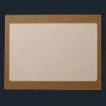 Brown Background Colour You Can Customise Notepad<br><div class="desc">This custom product is available in a brown decor for yourself or as a gift sure to make an impression in all occasions. Click on the "Customise it!" button or link you find on this product page to reveal a set of user friendly designing tools to customise this product if...</div>