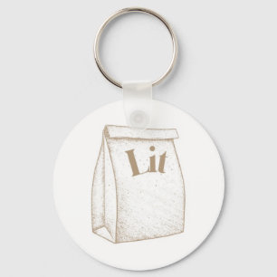 Brown Bag Lit 2024 Keychain