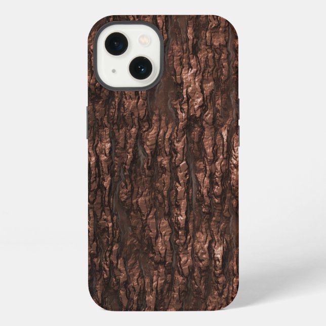Brown Bark Camo iPhone Case (Back)