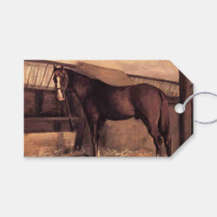 Brown Bay Horse in the Stables Gift Tags