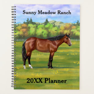 Brown Bay Quarter Horse Planner