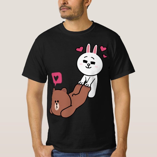 brown bear and cony Classic T-Shirt (Front)