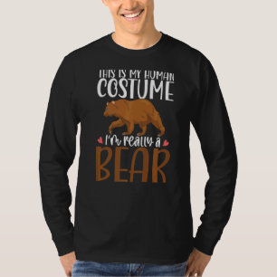 Brown Bear Animal Animal Human Costume Bear T-Shirt