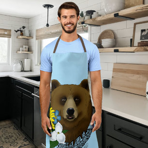Brown Bear Apron