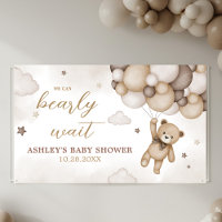 Brown Bear Balloon Baby Shower
