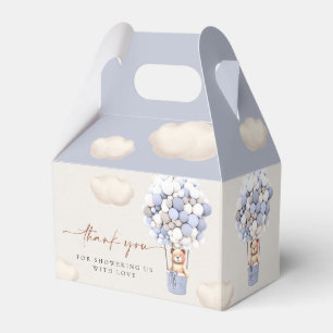 Brown Bear Balloons Favour Box