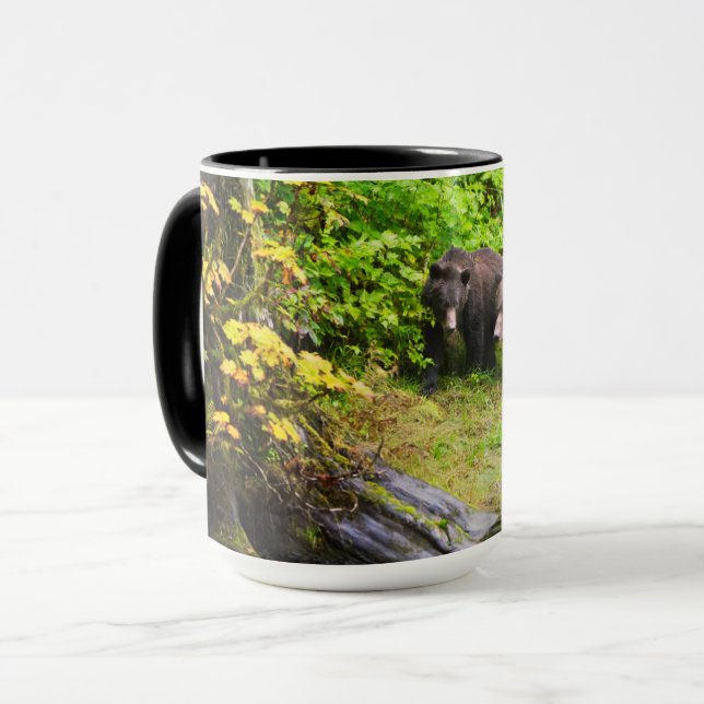 Brown Bear & Cub | Hyder, Alaska Mug (Front Left)