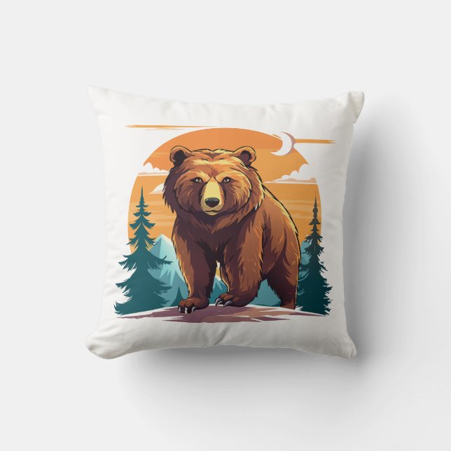 Brown bear cushion (Front)