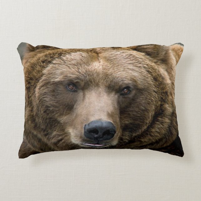 Brown Bear Decorative Cushion (Front)