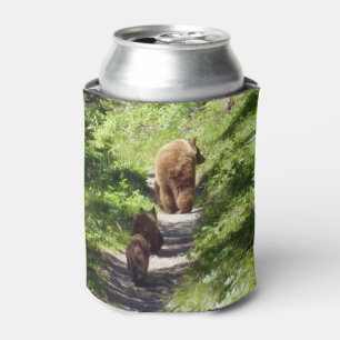 Brown Bear Family Can Cooler