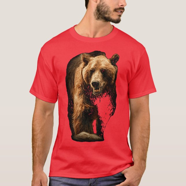 Brown bear family friend T-Shirt (Front)