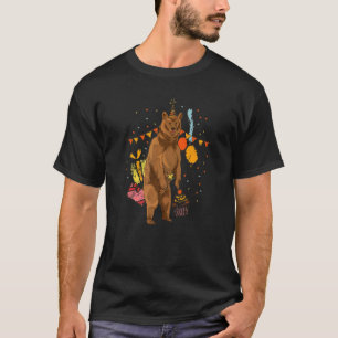 Brown Bear Forest Animal Birthday Party Animal Be T-Shirt