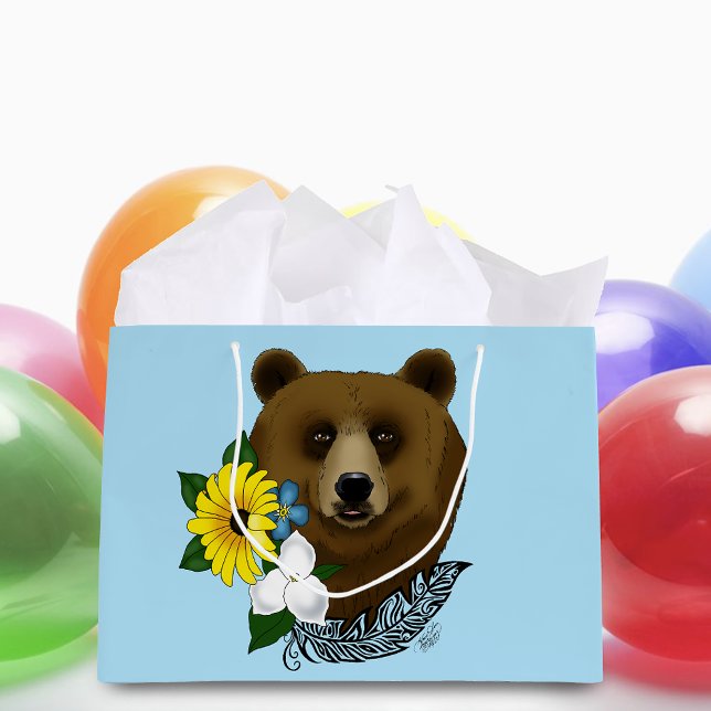 Brown Bear Large Gift Bag (Creator Uploaded)