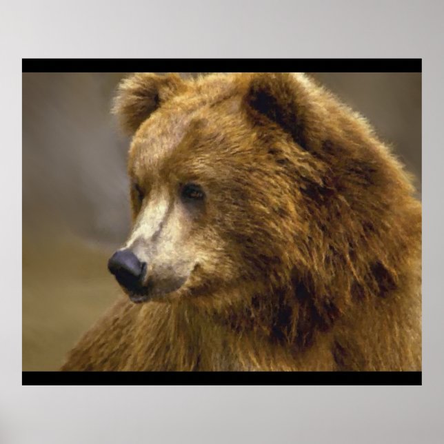 Brown Bear Lovers Poster (Front)