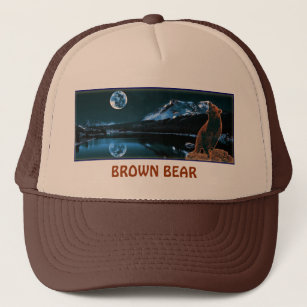 Brown Bear Trucker Hat