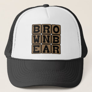 Brown Bear, Ursus Arctos Trucker Hat