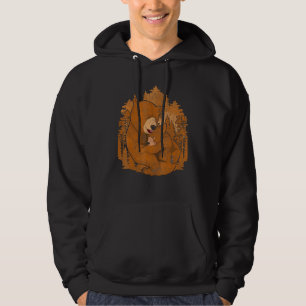 Brown Bear Wildlife Outdoors Nature Forest Mother  Hoodie