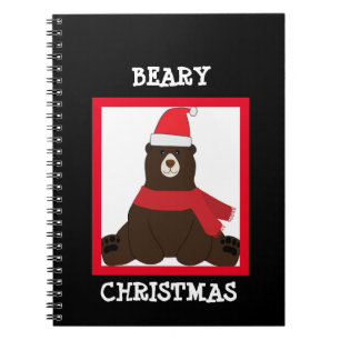 Brown Beary Christmas Photo Notebook