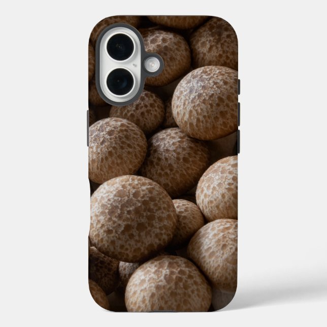 Brown beech mushroom (Hypsizygus Marmoreus)    fun Case-Mate iPhone Case (Back)