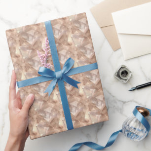 Brown & Beige Abstract Wrapping Paper