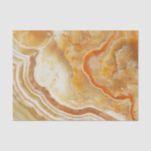 Brown & Beige Marble Texture Print Tissue Paper