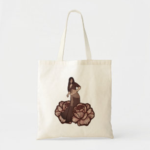 Brown Belly Dancer Tote Bag