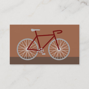 Brown Bicycle Business Card