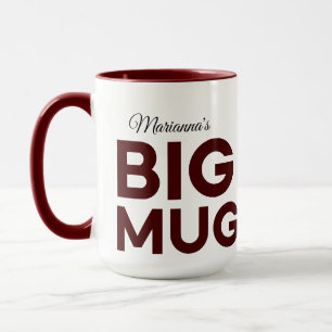 Brown Big Mug   Huge Mug   Script Custom Name