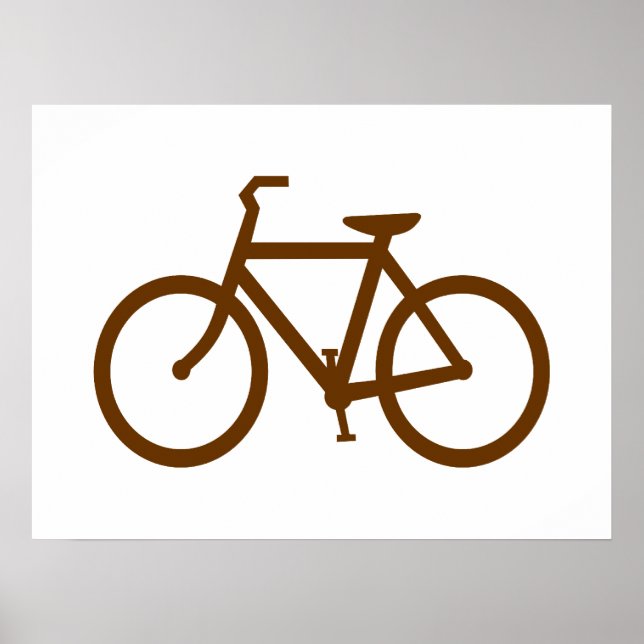 Brown Bike Poster (Front)