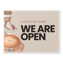 Brown & Black Illustrated Yard Sign