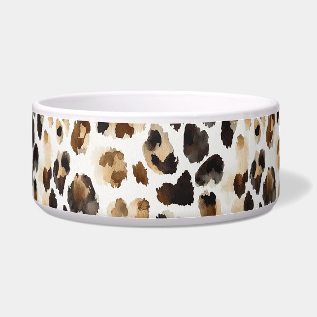 Brown Black Leopard Animal Print (Front)