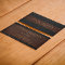 Brown & Black Stitched Leather Texture