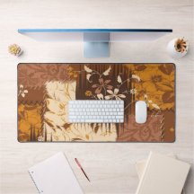 brown black white cube flowers