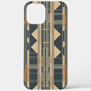 brown blue soft square iPhone 12 pro max case