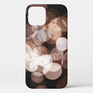 Brown bokeh lights iPhone 12 case