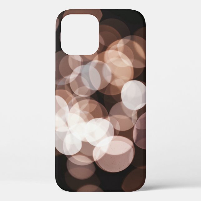 Brown bokeh lights Case-Mate iPhone case (Back)