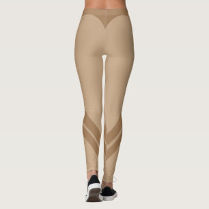 Brown Booty Shape Leggings