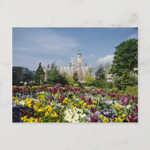 Brown Botanical gardens, Funchal, Madeira flowers Postcard