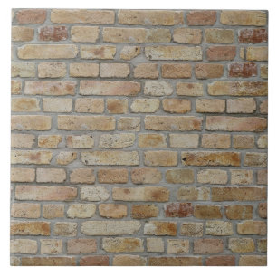 Brown Brick Wall A Novelty Design  Ceramic Tile