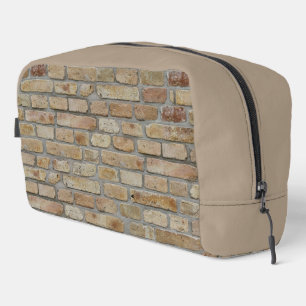 Brown Brick Wall A Novelty Design  Dopp Kit