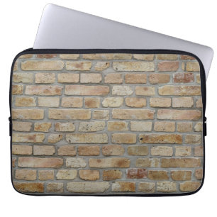 Brown Brick Wall A Novelty Design  Laptop Sleeve